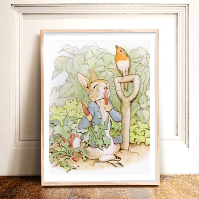 Poster Beatrix Potter du conte de Pierre le lapin (Créateur téléchargé)