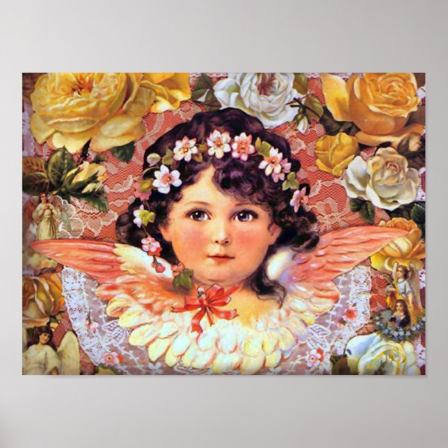 Poster Beau ange enfant (Devant)