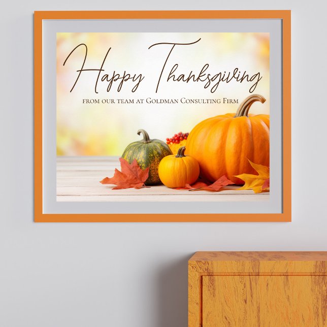 Poster Beau Bon thanksgiving sur mesure (Créateur téléchargé)