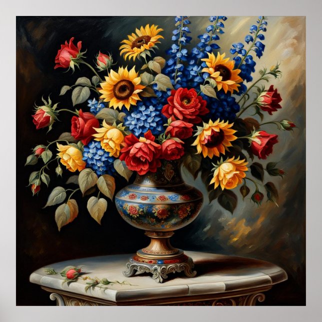 Poster Beau Bouquet 2 (Devant)