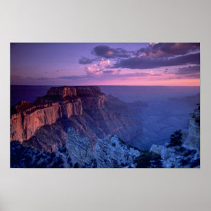Poster Beau coucher de soleil : Grand Canyon, Arizona
