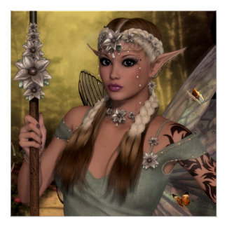 Poster Beau Elfe Brown