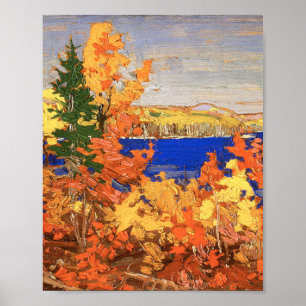 Poster Beau feuillage d'automne de l'art canadien Tom Tho
