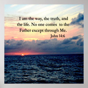 POSTER BEAU JOHN 14:6 PHOTO DESIGN