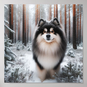 Poster Beau Lapphund Finlandais