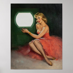 Poster Beau look Pinup 1950