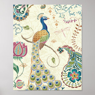 Poster Beau paon