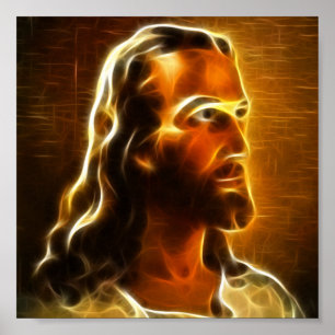 Poster Beau portrait 2 de Jésus