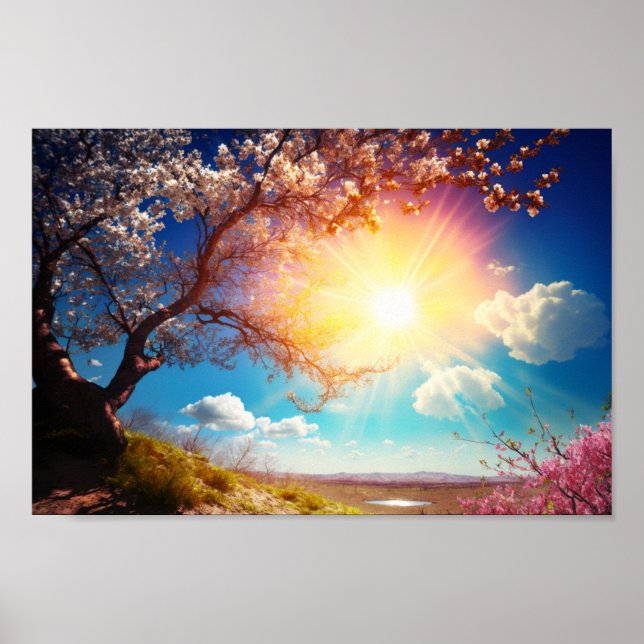 Poster Beau Sunny Bright Day Art (Devant)