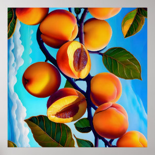 Poster Beaucoup seulement apricot