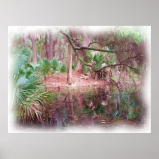 Poster Beaufort By the Beach huile Peinture Art numérique