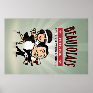 Poster Beaujolais Wine