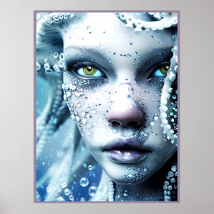 Poster Beauté Alien De La Planète D'Eau