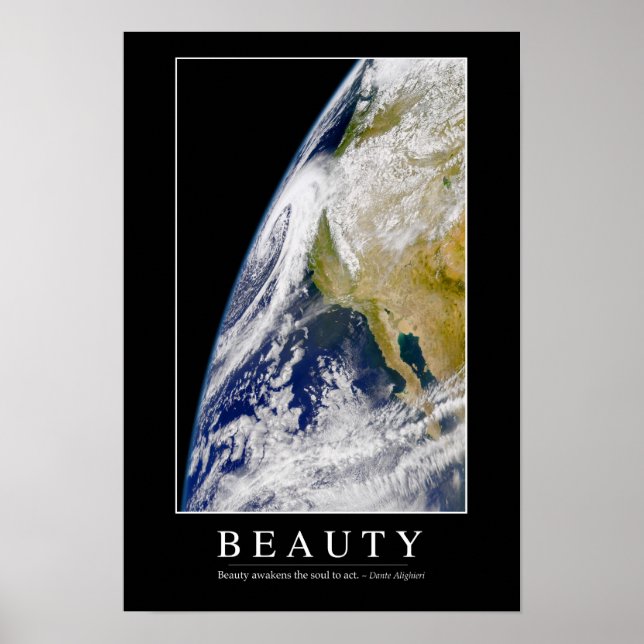 Poster Beauté : Citation Inspirationnelle 1 (Devant)