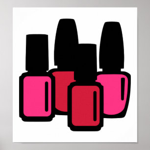 Poster Beauté de vernis à ongles