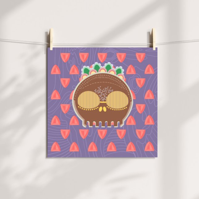 Poster Beauté du crâne (Créateur téléchargé)