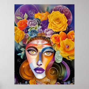 Poster Beauté du cubisme