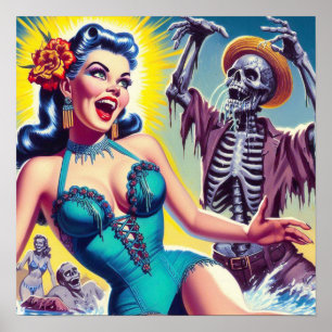 Poster Beauté Horror Girl