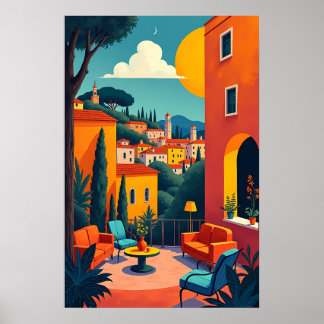 Poster Beauté intemporelle de Rome - Italie stupéfiante