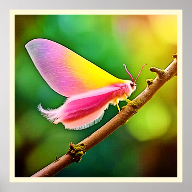 Poster Beauté Rainbow Wing (Devant)