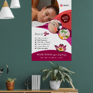 Poster Beauté Spa personnalisé