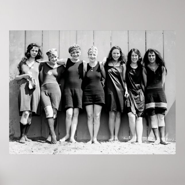 POSTER BEAUTÉS DE BAIN FLORIDE 1920 (Devant)