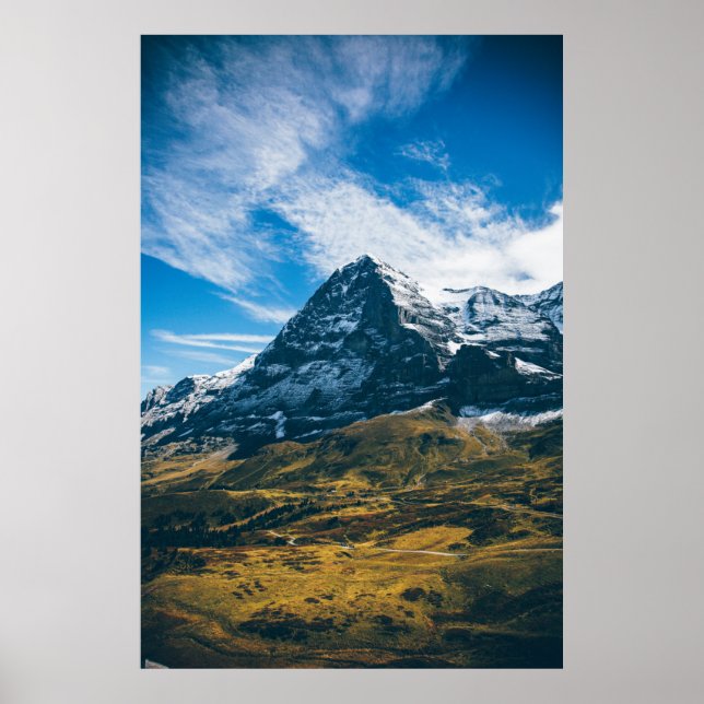 Poster Beautiful Eiger North Wall Grindelwald (Devant)