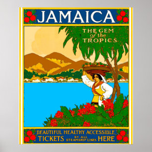 Poster Beautiful Jamaica Travel