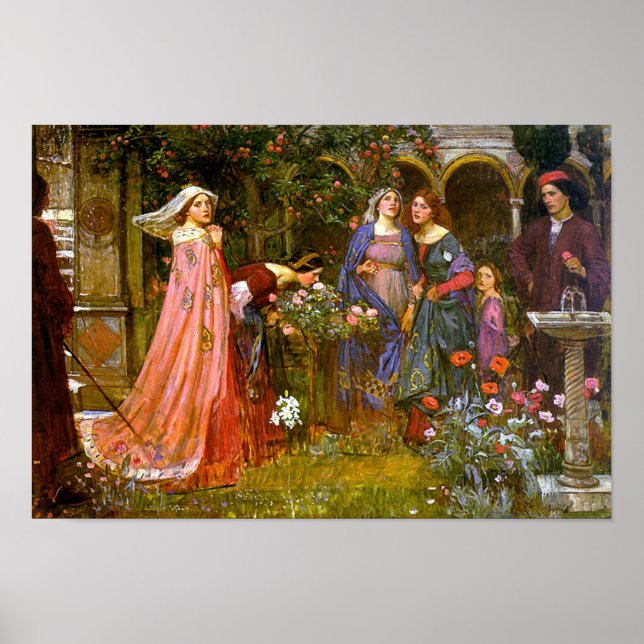 Poster Beaux-Arts du jardin enchanté (Devant)