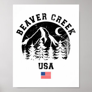 Poster Beaver Creek Colorado Station de ski alpin Ame