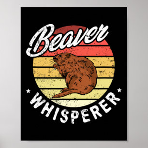 Poster Beaver Whisperer Beaver Chasse Amoureux