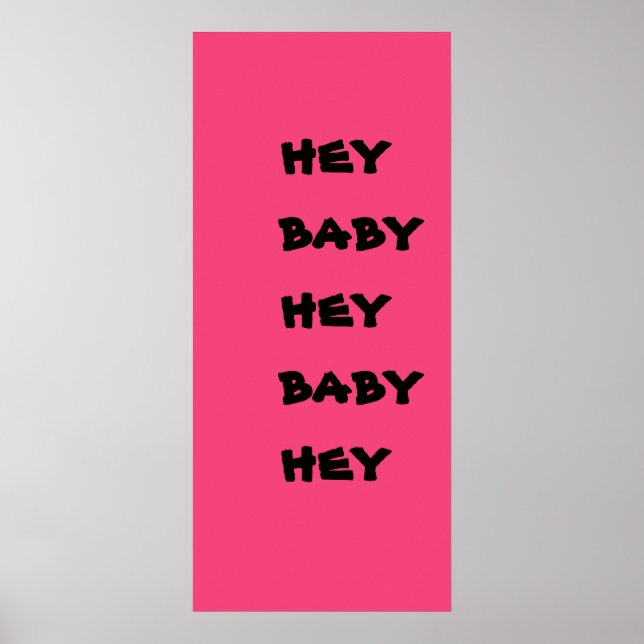 Poster bébé (Devant)