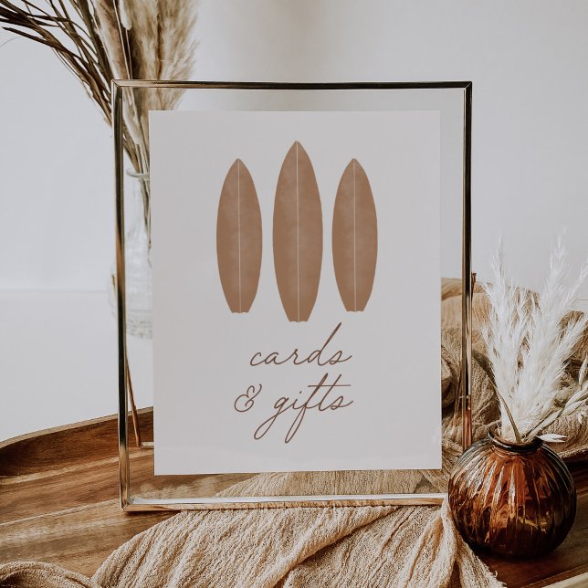 Poster Bébé à bord Cartes de surf et Cadeaux (Créateur téléchargé)