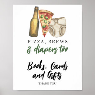 Poster Bébé brasse de la bière Livres Cartes & Cadeaux