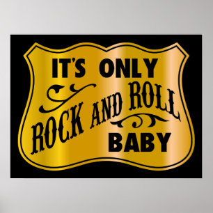 Poster Bébé de rock d'It´s seulement
