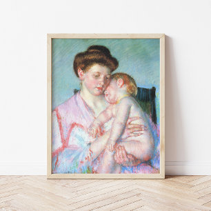 Poster Bébé endormi   Mary Cassatt