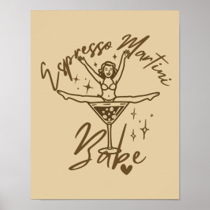 Poster Bébé Espresso Martini