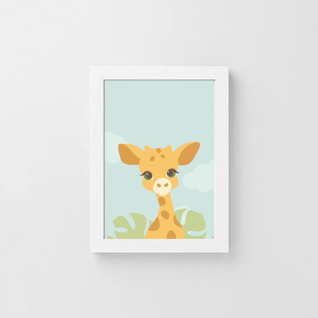 Poster Bébé girafe  (Créateur téléchargé)