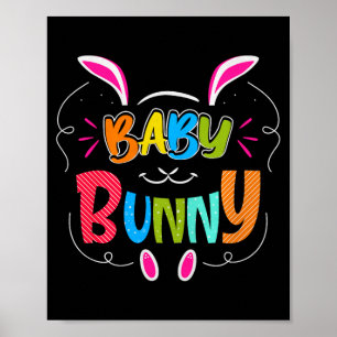 Poster Bébé Lapin Premium Tri-blend