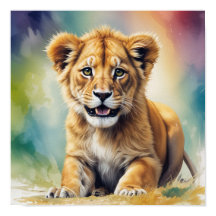 Bébé lion-Acheter Wall Art & Peintures