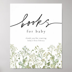 Poster Bébé livres de respiration pour bébé signe