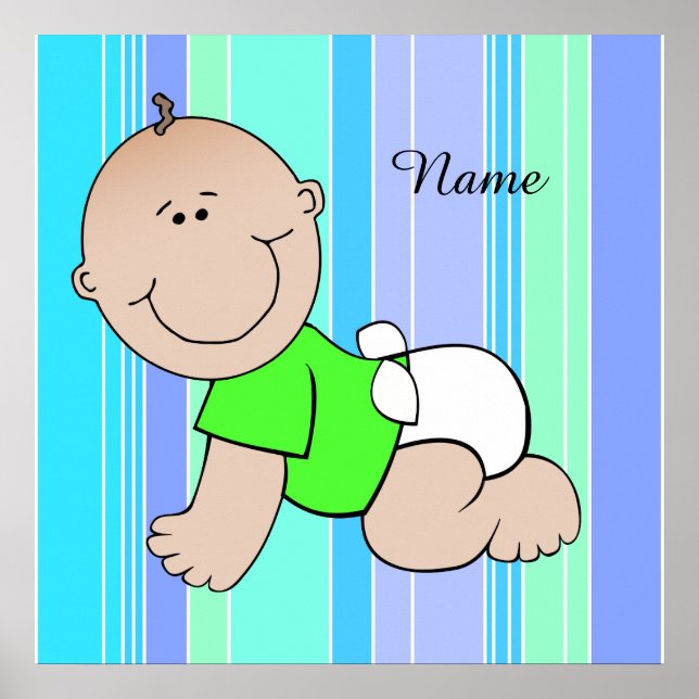 Poster Bébé mignon (Devant)