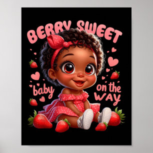Poster Bébé mignon Berry Sweet Sur Le Chemin Mignonne Gro