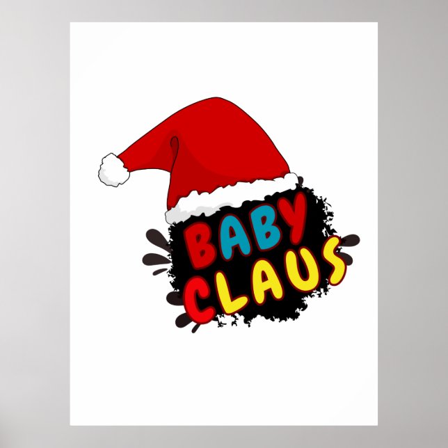 Poster Bébé Noël (Devant)