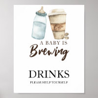 Bébé prépare du café Boissons