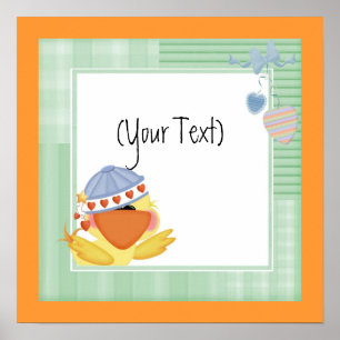 Poster Bébé Quack ups Imprimer