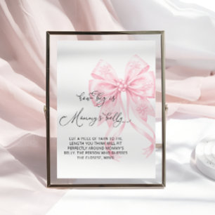 Poster Bébé son froid dehors comme la taille est le ventr