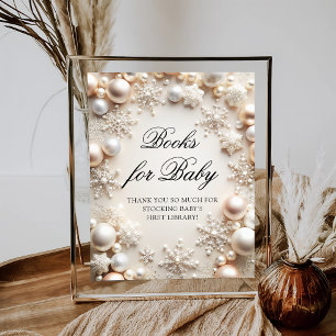 Poster Bébé son froid Livres extérieurs pour bébé