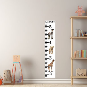 Poster Bébés Animaux de la Jungle Safari