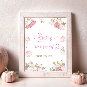 Poster Bébés mignons petits Citrouilles sont doux